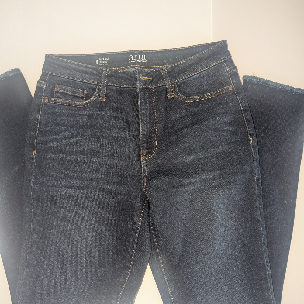 a.n.a Women's Dark Blue Jeans